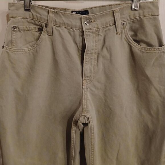 ASOS DESIGN unisex green wide-leg denim pants 30/32 Made in Turkey - Picture 2 of 4